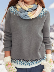 Cotton Round Neck Sweater
