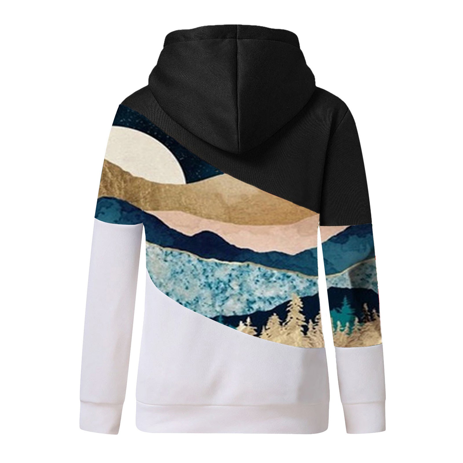 Fashion Print Long sleeve Hoodies Sweatshirts