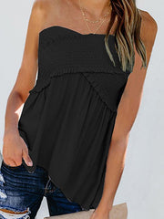 Casual Sexy Style Sleeveless Women T-Shirts