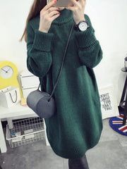 Casual H-line Knitted Long Sleeve Sweater