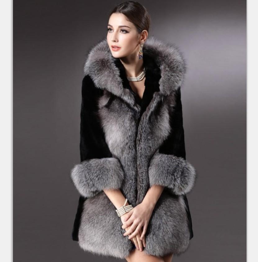 Women Fashion Fur  Plush Coats