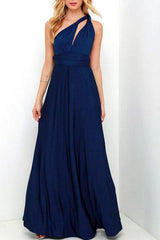 Multi-Way Plain Empire Evening Dress