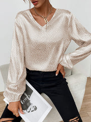 V-neck long sleeve pullover base shirt top T-shirts