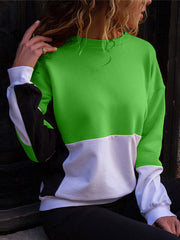 Round Neck Assorted Colors Simier Sweatshirts