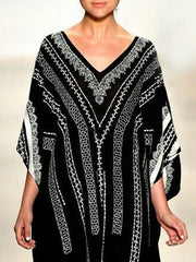 Black Loose And Quick-Drying Beach Dress