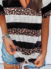 Cotton-Blend Casual T-shirt