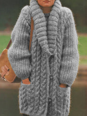 Cotton-Blend Long Sleeve Outerwear