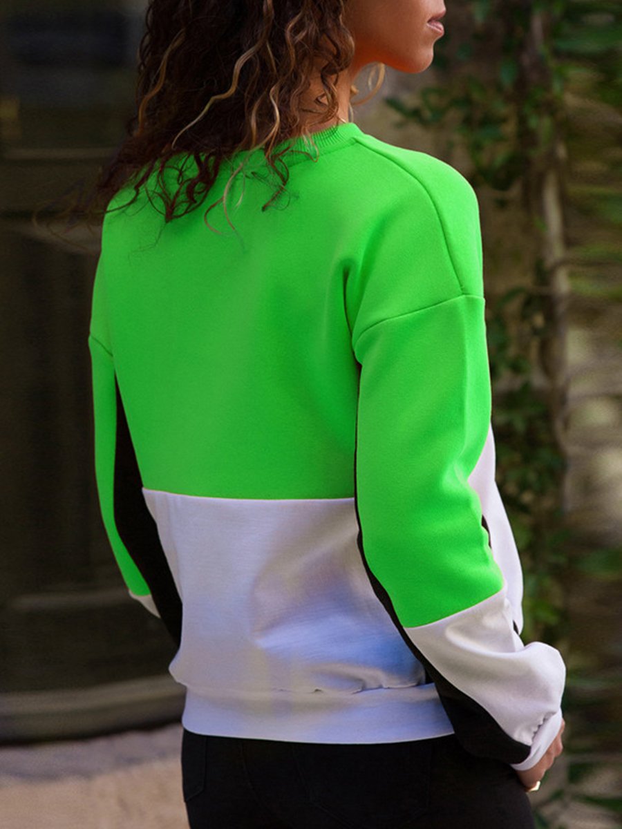 Round Neck Assorted Colors Simier Sweatshirts