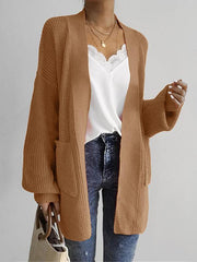 Woman Plain Young Fashion Knitting Cardigan Coat