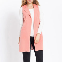 Sleeveless Loose Wool Woolen Jacket Outwear