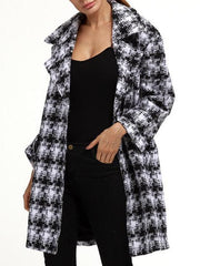 Women's Classic Style Woolen Coat Outwear