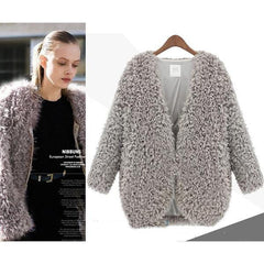 Women's Warm Lamb Coat Short Jacket