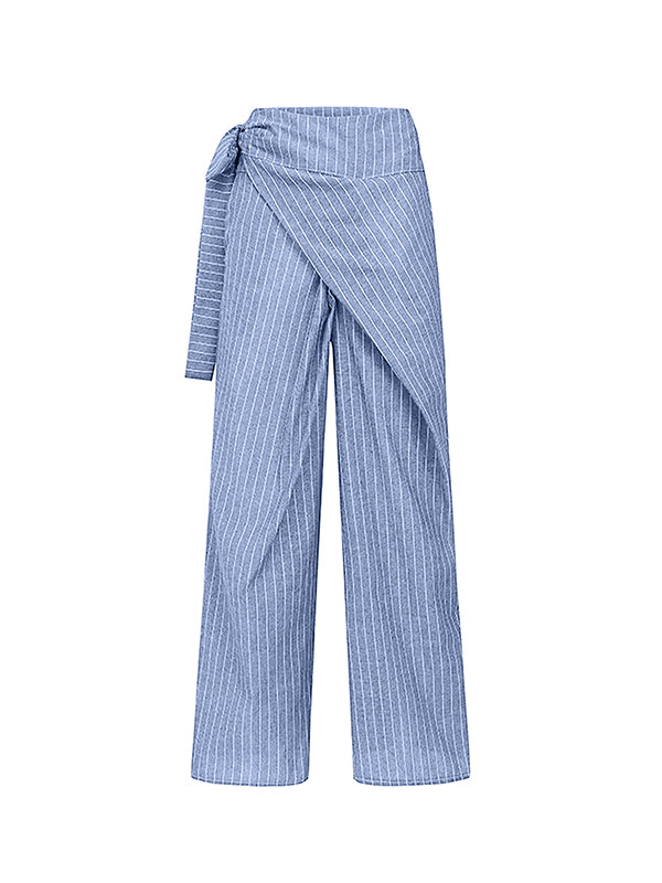 Elegant Women stripe long pants