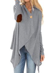 Plain  Long Sleeve Cardigans