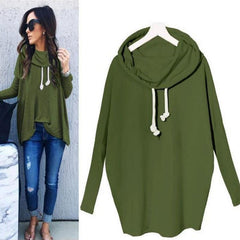 Round Neck Long Sleeve Hoodies