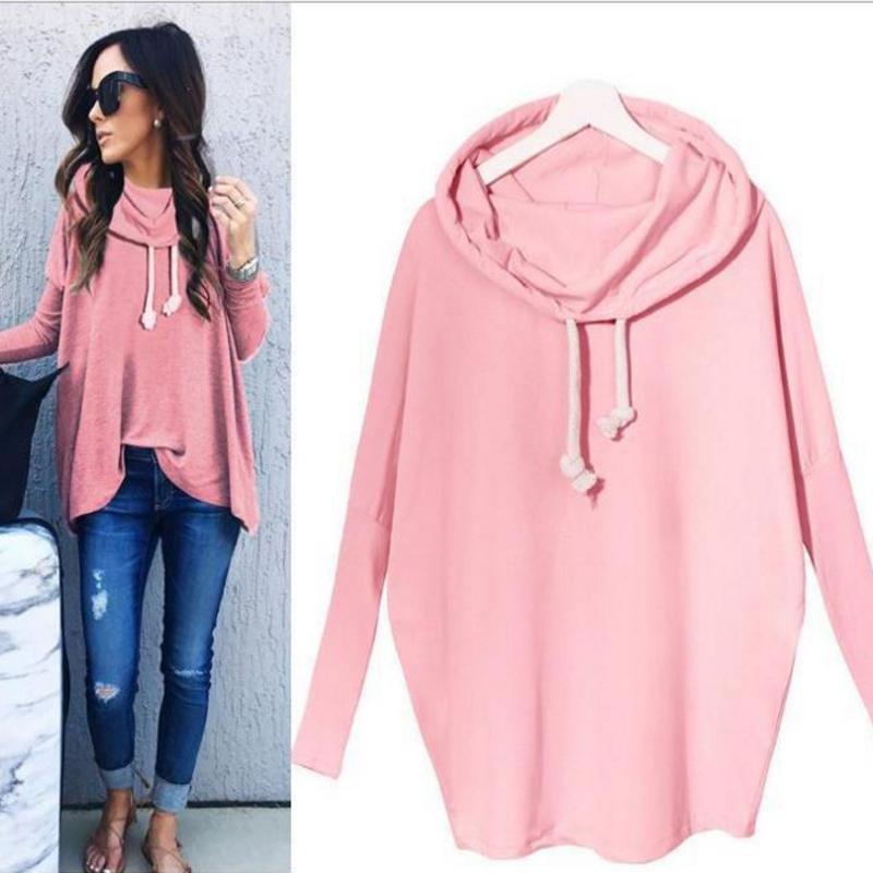 Round Neck Long Sleeve Hoodies