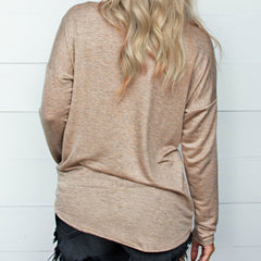 Casual Chic Loose Leopard Print Button V Collar Long Sleeve Blouse
