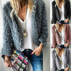Casual Plain Long Sleeve Fashion Jackets