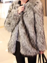 Warm Gradient Coats For Fashion Woman