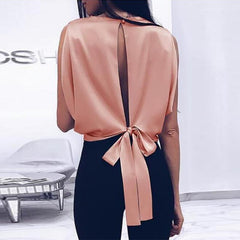 Round Neck Lace Up Sleeveless Casual Camis