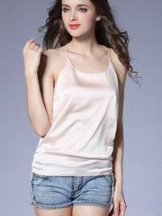 Fashion Pure Round neck Vests