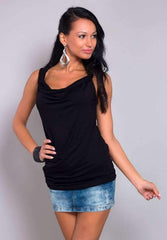 Fashion Pure V neck Vest T-Shirts