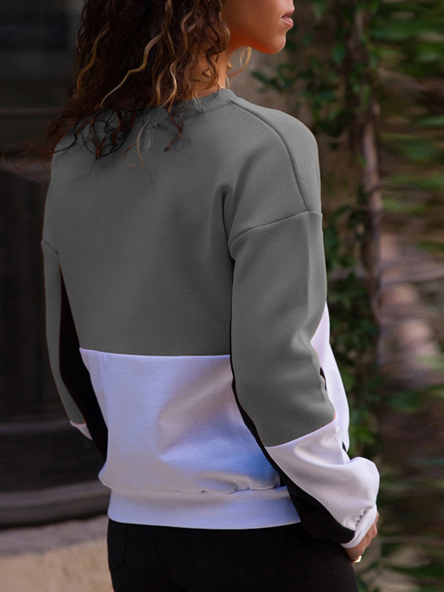 Round Neck Assorted Colors Simier Sweatshirts