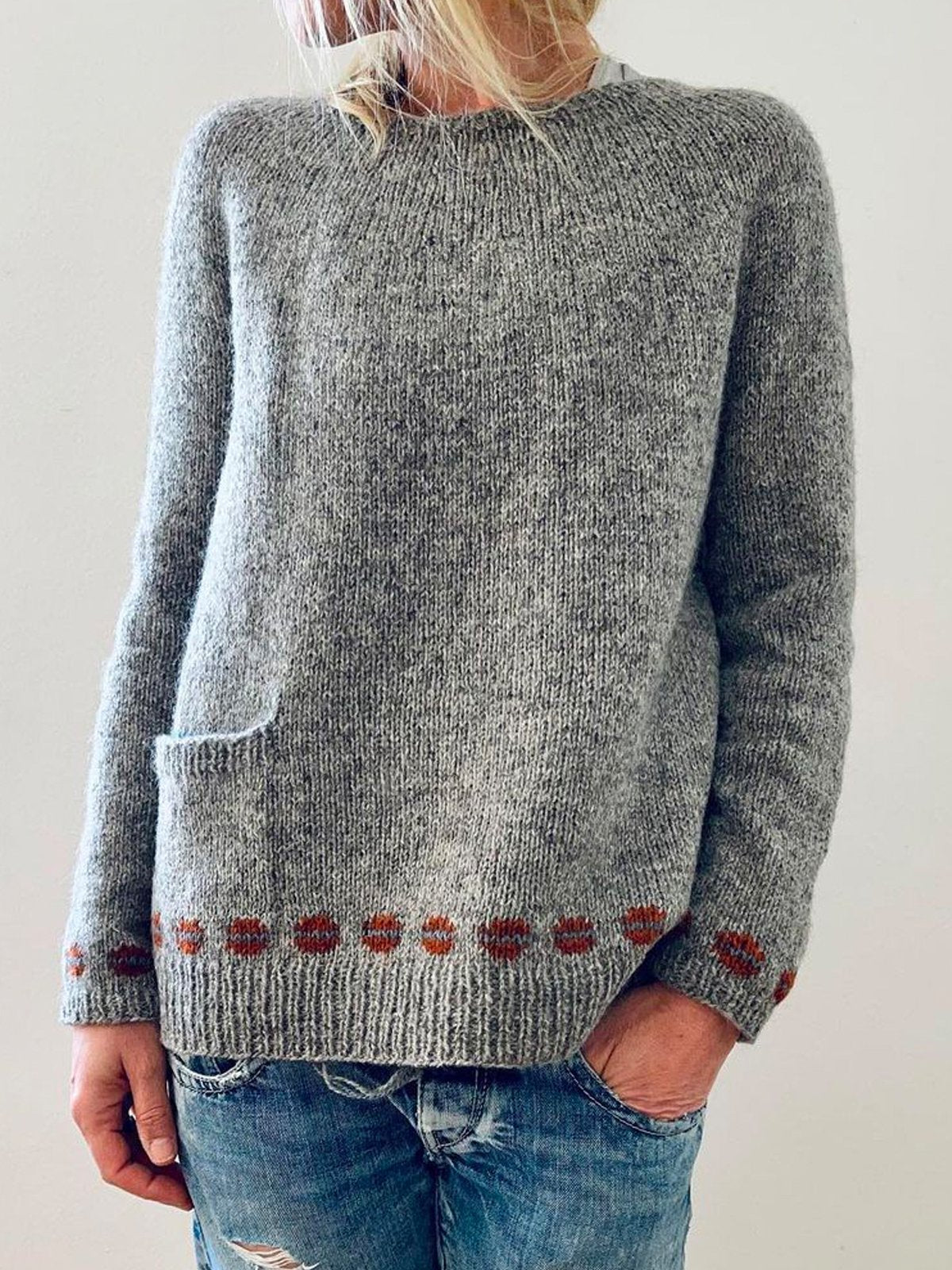 Vintage Tribal Long Sleeve Sweater