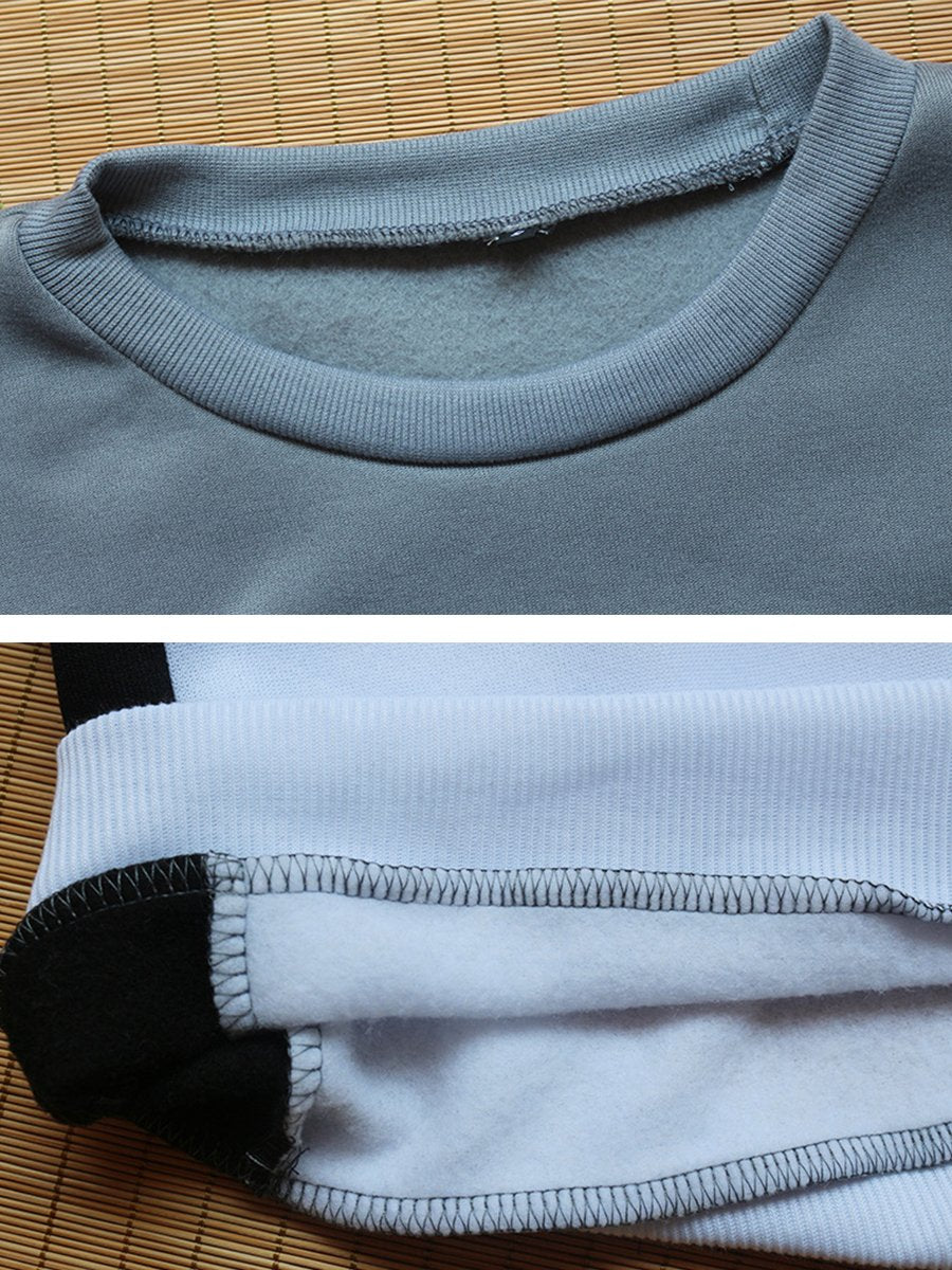 Round Neck Assorted Colors Simier Sweatshirts