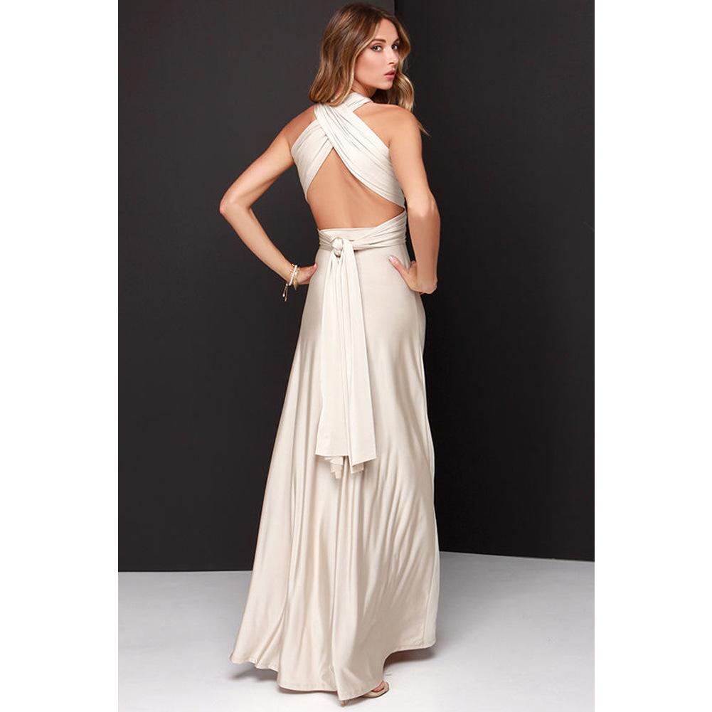 Sexy Multi-way Backless Ligature Evening Dresses