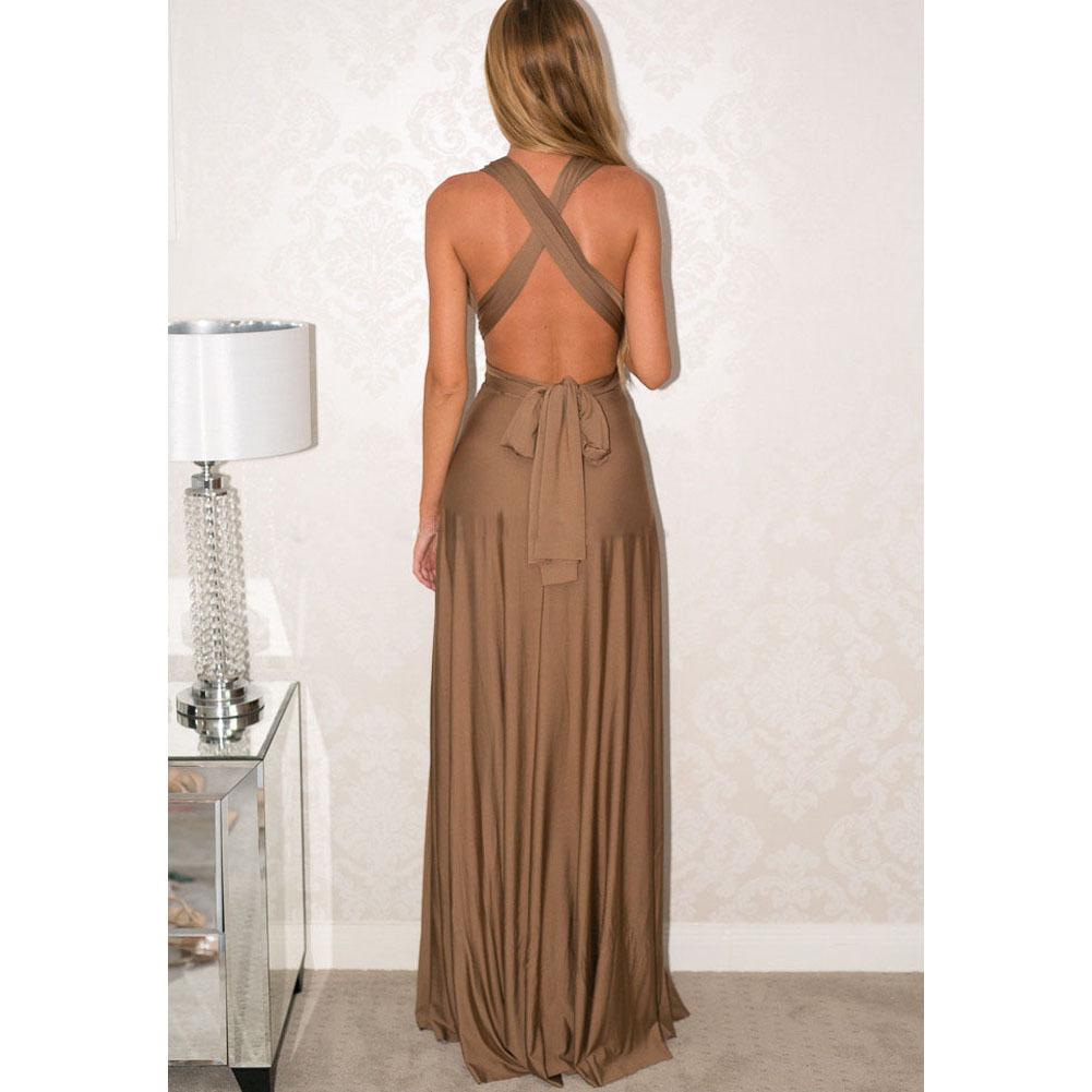 Sexy Multi-way Backless Ligature Evening Dresses