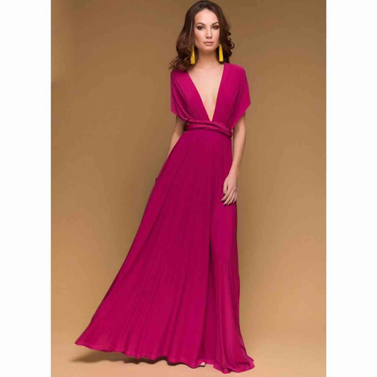 Sexy Multi-way Backless Ligature Evening Dresses