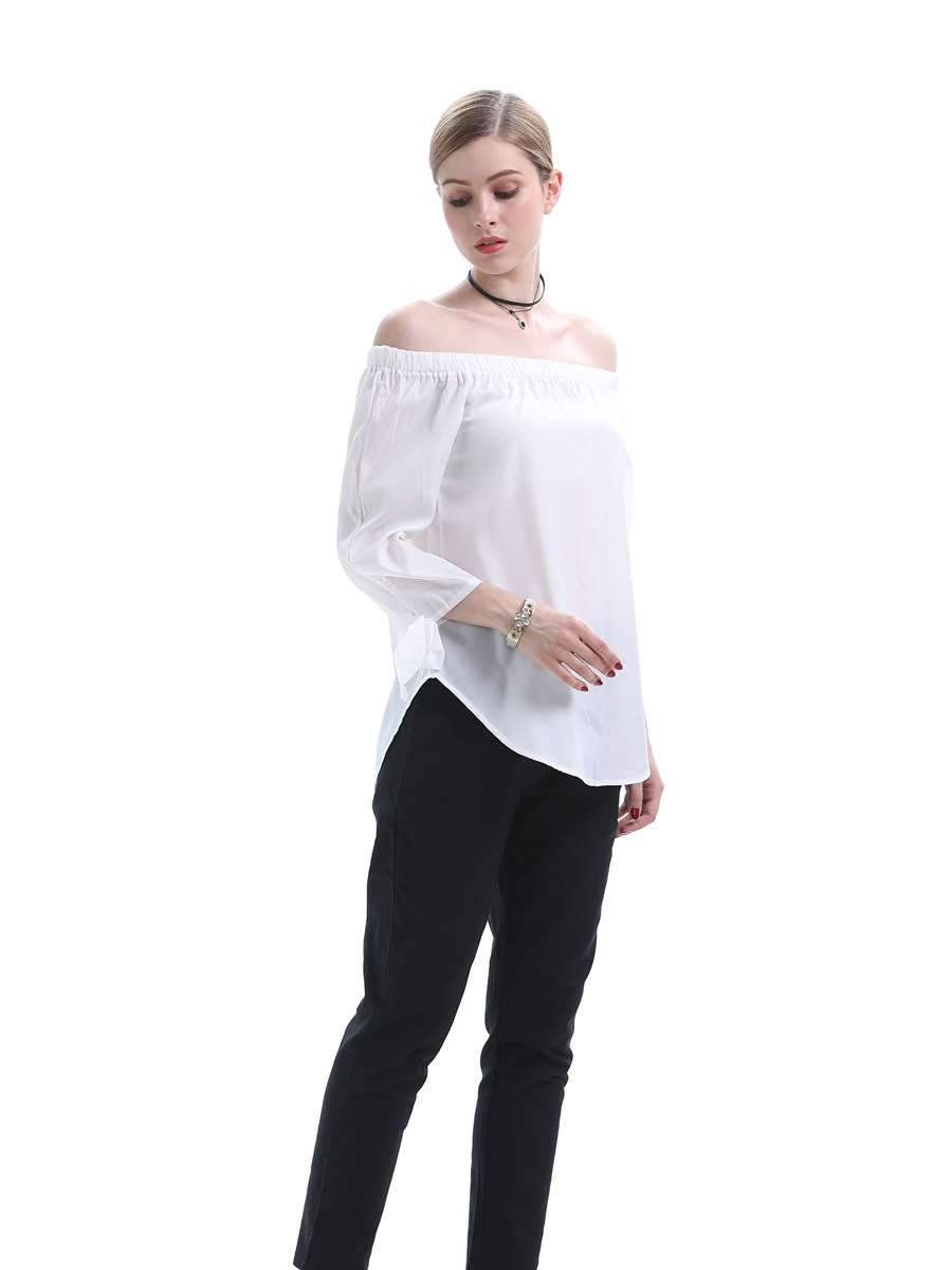 Sexy Loose Off shoulder Lacing Blouses