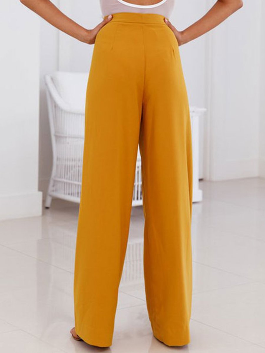 Sexy Simple Casual Tall Waist Woman Long Pants