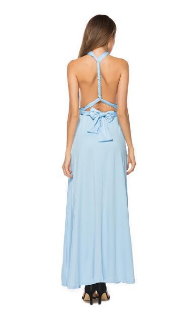 Sexy Multi-way Backless Ligature Evening Dresses