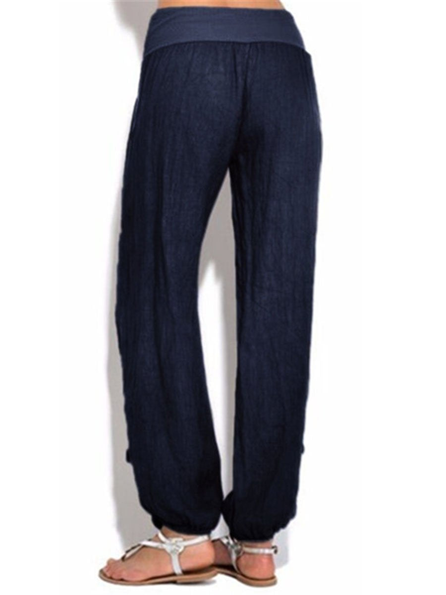 Woman Casual Comfortable Long Pants