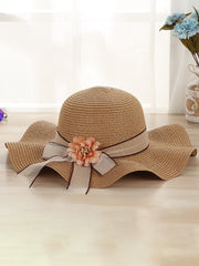 Brown Holiday Chiffon Leaf Headdres