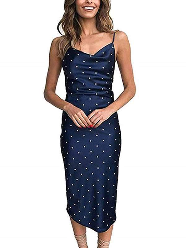 Sexy Party Leopard printed Wave Dot Strapless Bodycon Dresses