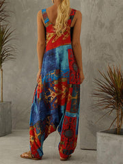 Casual printed jumpsuit