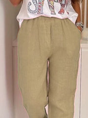 Casual Plain long women Pants for Summer & Autumn