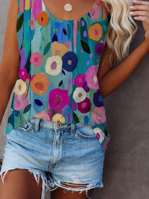 Casual Sleeveless Shirts & Tops