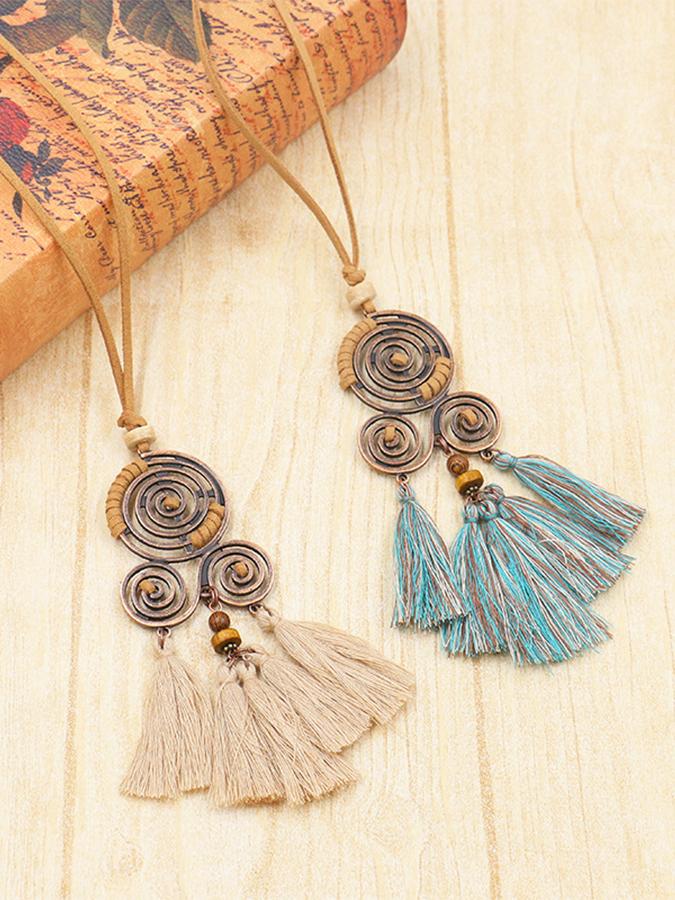 Vintage tassel Necklaces