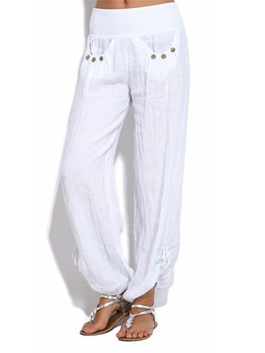 Woman Casual Comfortable Long Pants