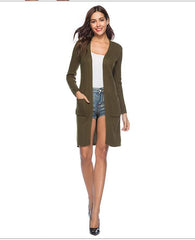 Pure Knit Long sleeve Pocket Cardigan