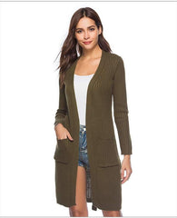 Pure Knit Long sleeve Pocket Cardigan