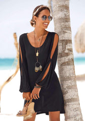 Casual Cutout Beach Shift Dresses