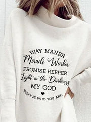 Casual Letter Long Sleeve Dresses