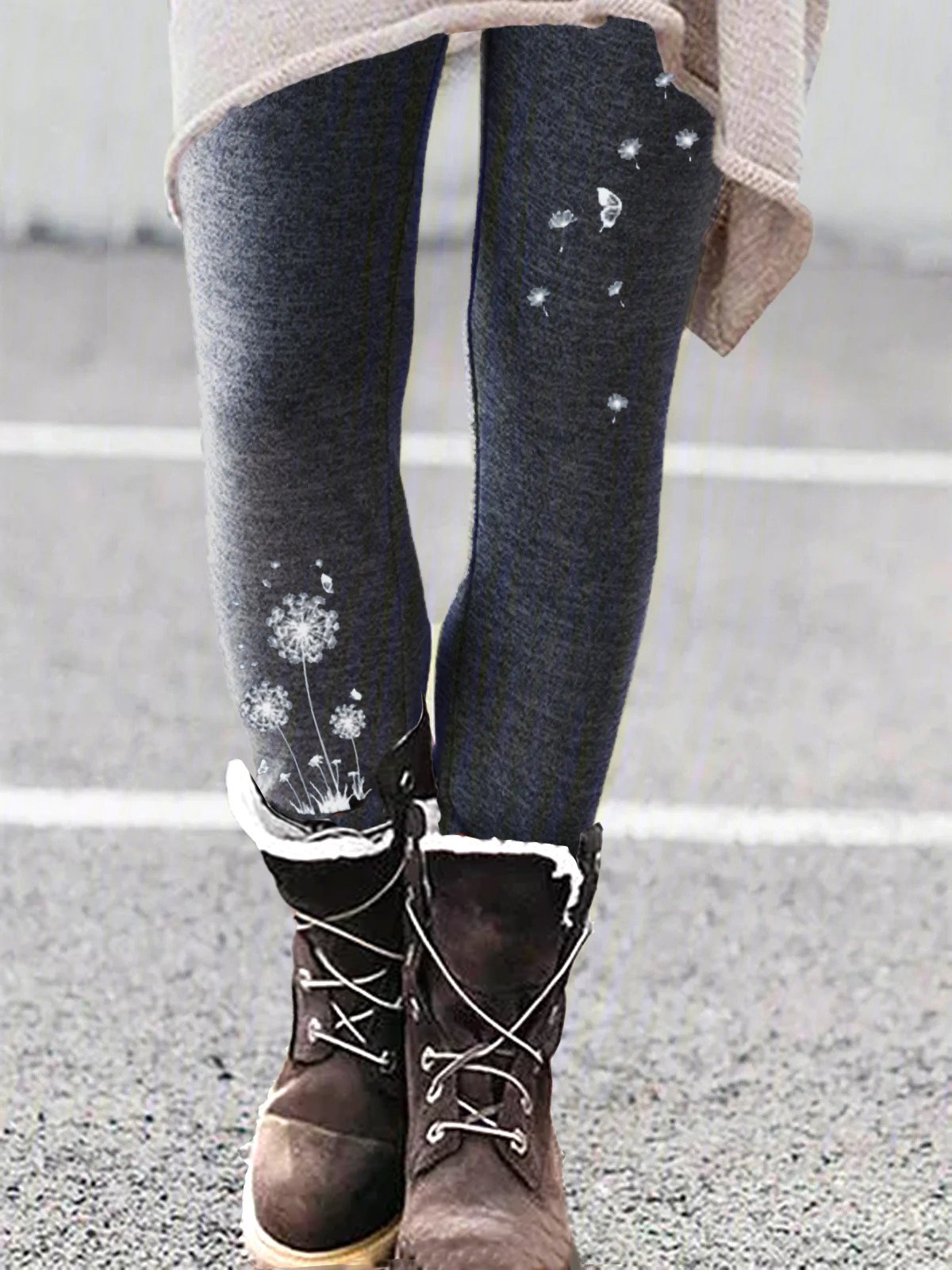 Plus size thick warm leggings Casual Cotton Pants