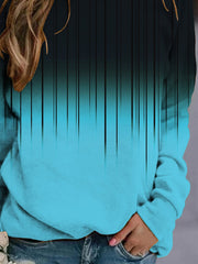 Cotton Blends Round Neck Sweatshirts