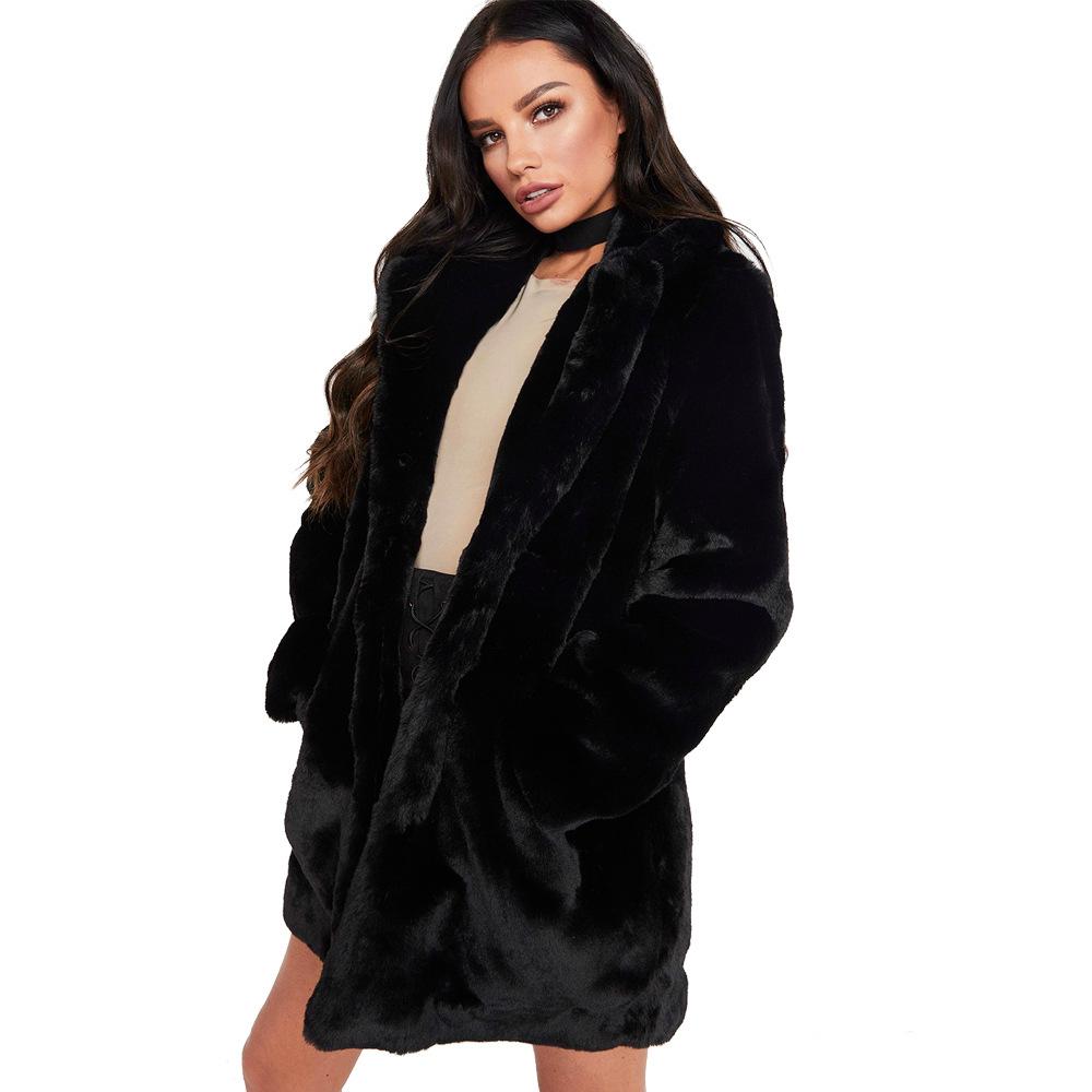 Women Fashion Plush Coats